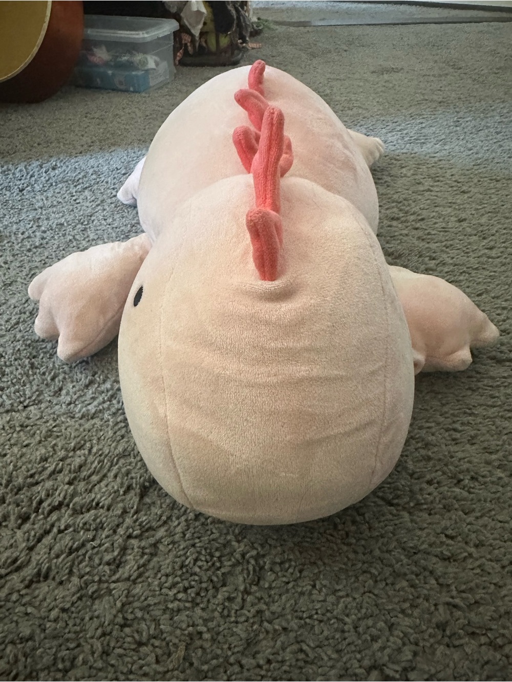 Plush Pink Dinosaur Toy - Soft Comfort Weighted Plushie